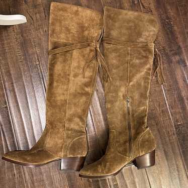 FRYE Suede Leather Over the Knee Boots - image 1