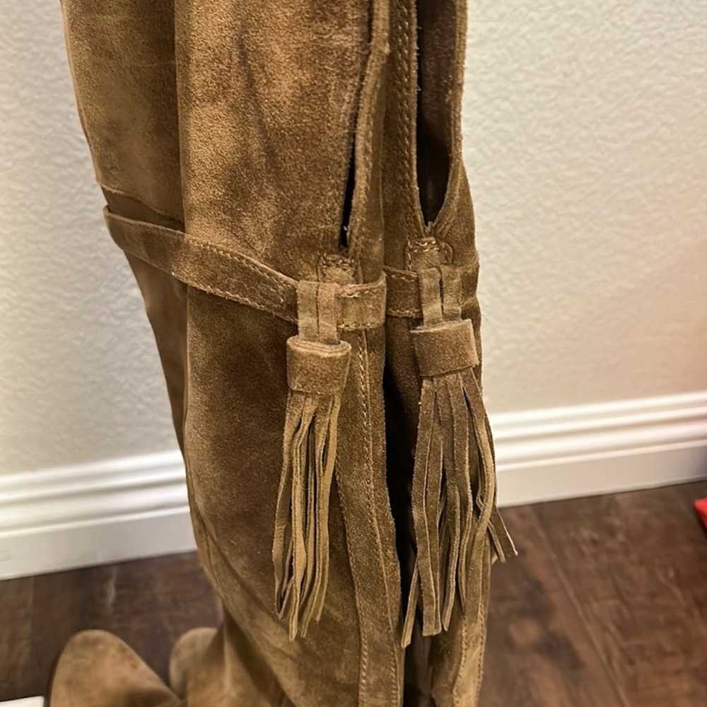 FRYE Suede Leather Over the Knee Boots - image 5