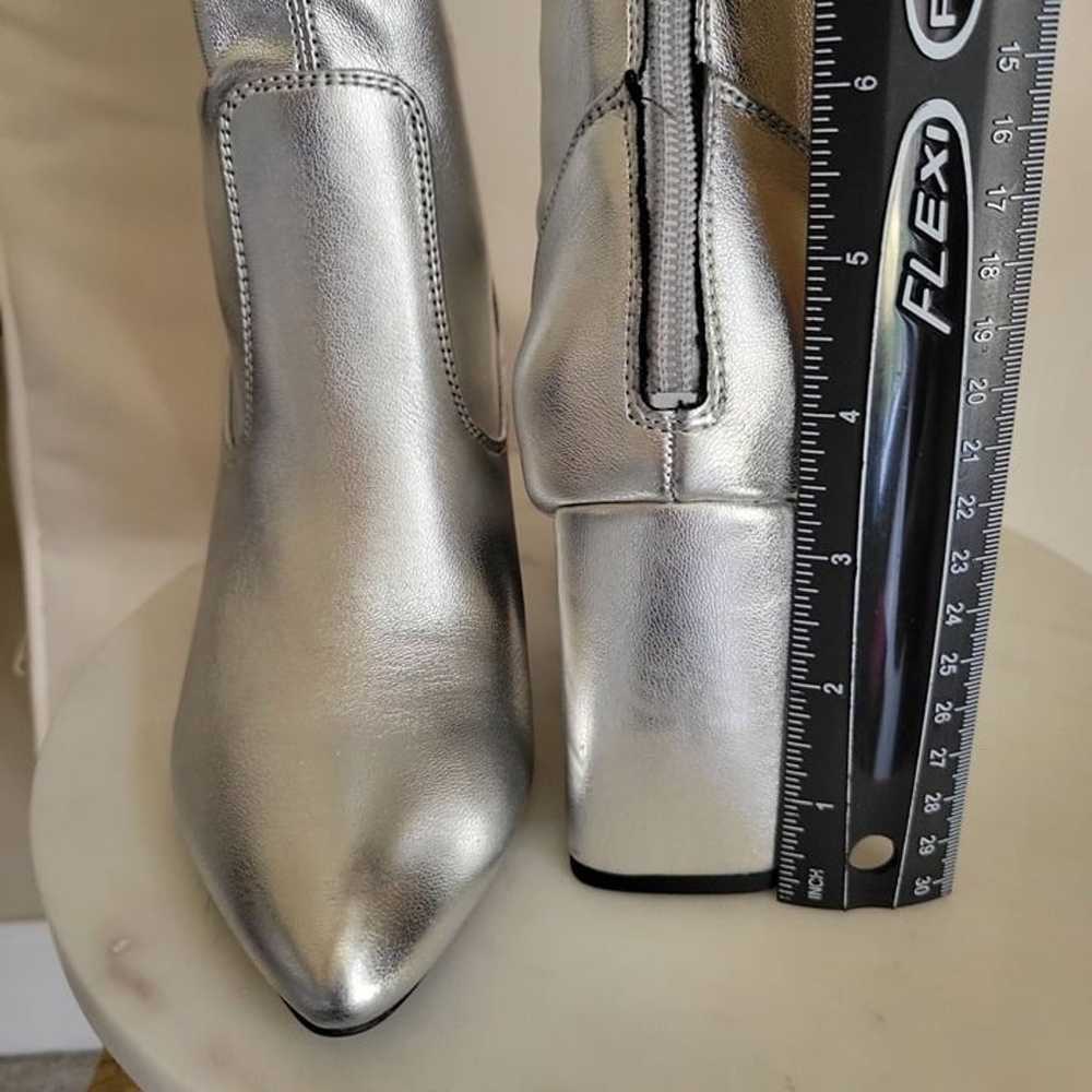 FRANCO SARTO Katherine High Shaft Boots Silver Fa… - image 4