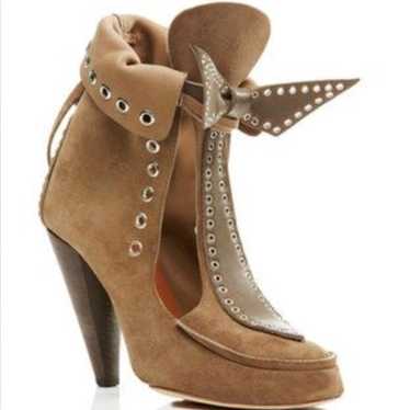 isabel marant ankle boots suede leather  37 6.5 - image 1