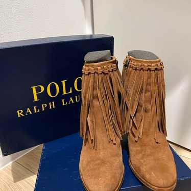 Polo Ralph Lauren Fringe Suede Short Boots Western