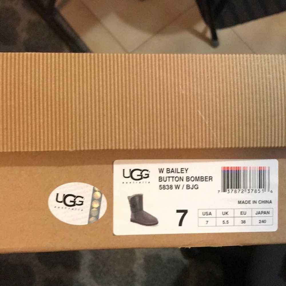 UGG gray button boots - image 7