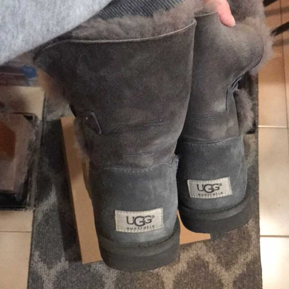 UGG gray button boots - image 8