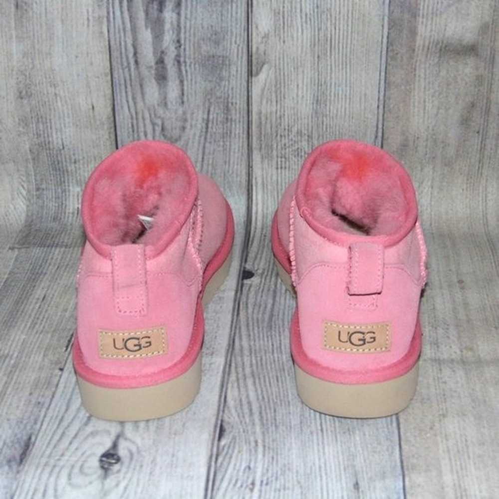 UGG Classic Ultra Mini Pink Blossom Suede/Sheepsk… - image 5