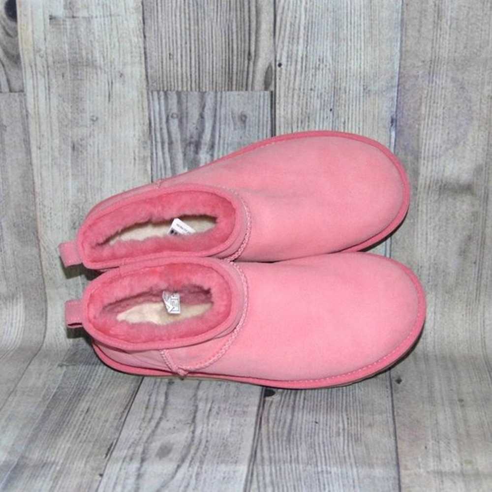 UGG Classic Ultra Mini Pink Blossom Suede/Sheepsk… - image 6