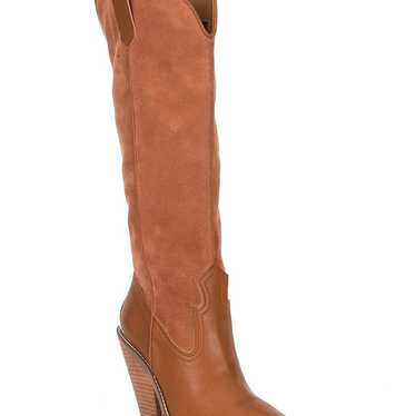 Gianni Bini Lomax Suede & Leather Tall Western Bo… - image 1