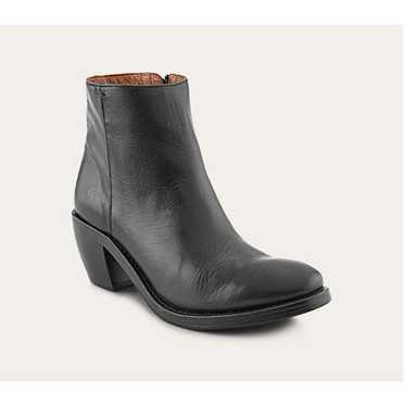 FRYE Rosalia Bootie Boots Black Heeled Soft Leathe