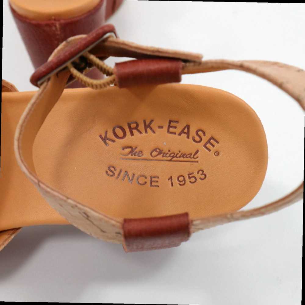 Vintage Brown Cork Ankle Strap Kork-Ease Keirn Pl… - image 4