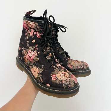 Dr. Martens 11821 Victorian Flowers Floral Canvas… - image 1