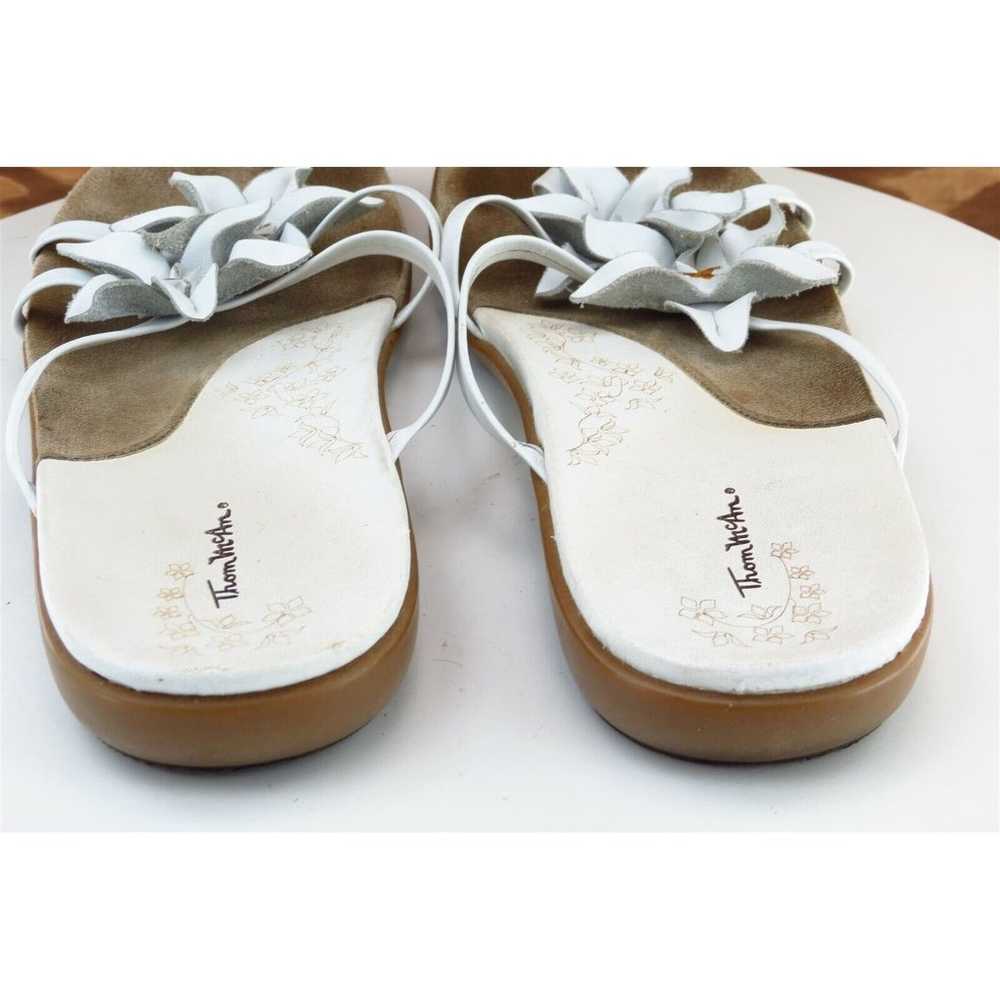 Thom McAn Sz 10 M White Flip Flop Synthetic Women… - image 5