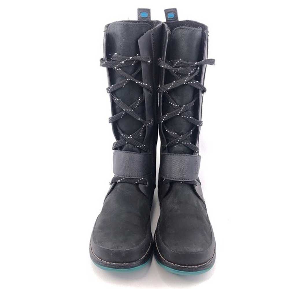 Sorel The Liftline Black Leather Winter Boots 9 - image 4