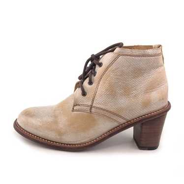 Bed Stu Leather Lace Up Ankle Boots 8.5 - image 1