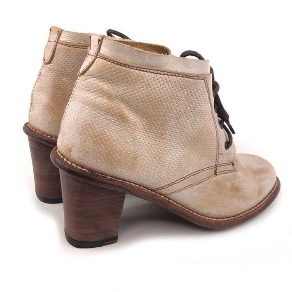 Bed Stu Leather Lace Up Ankle Boots 8.5 - image 5