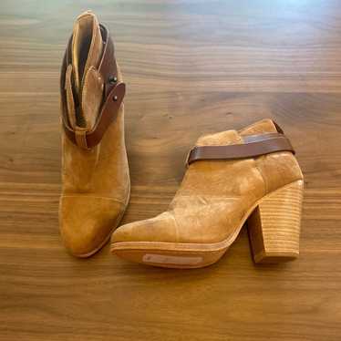 Suede ankle boots