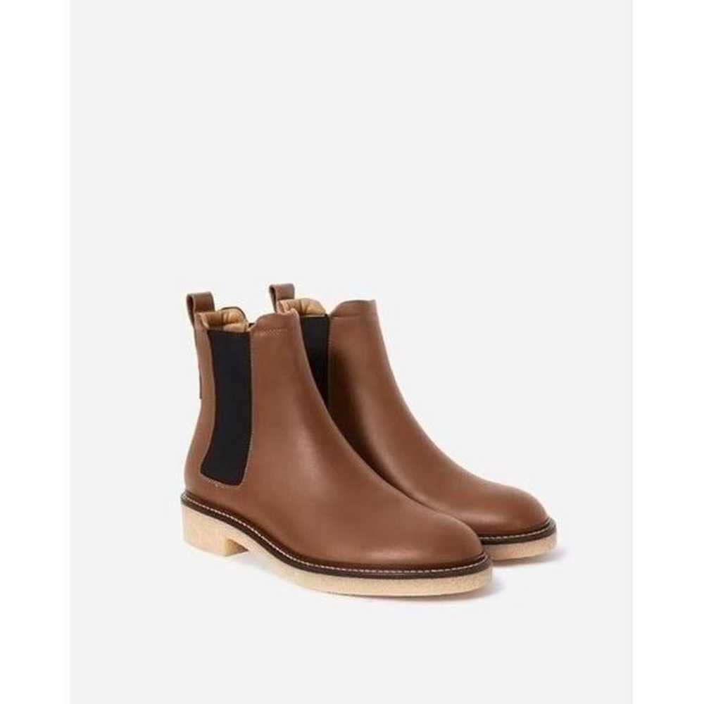 Everlane The Italian Leather Chelsea Boots in Tob… - image 3