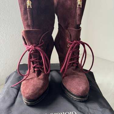 Authentic Giorgio Armani Suede Ankle Boots