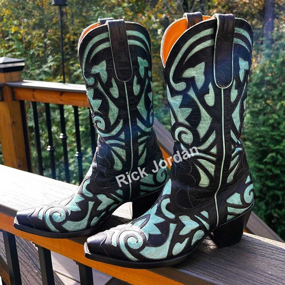 Old Gringo Inlay/Overlay Cowgirl Boots in woman's… - image 3