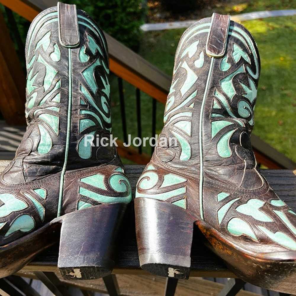 Old Gringo Inlay/Overlay Cowgirl Boots in woman's… - image 7