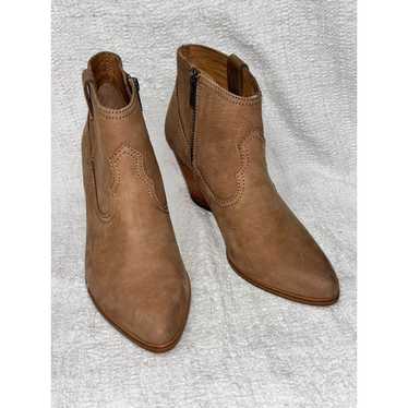 Frye Women's Tan Leather Booties Shooties Size 9 … - image 1