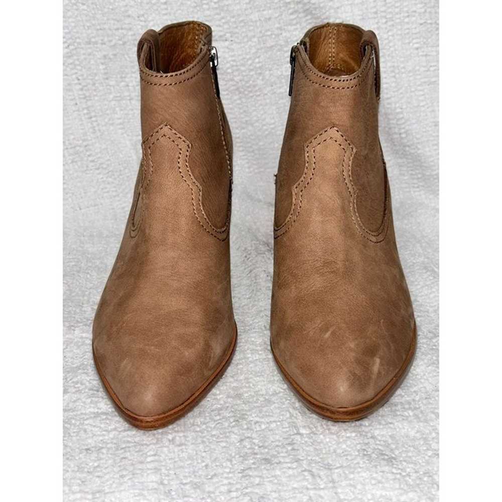 Frye Women's Tan Leather Booties Shooties Size 9 … - image 2