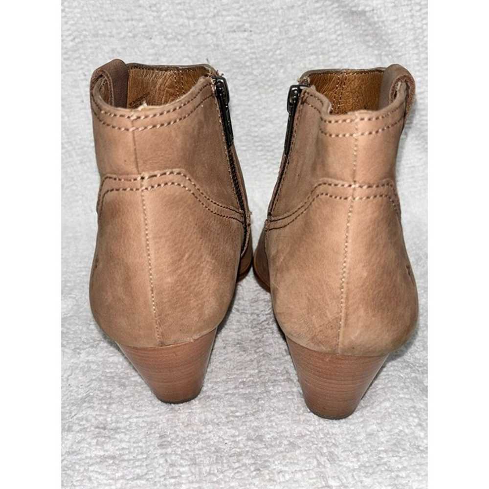 Frye Women's Tan Leather Booties Shooties Size 9 … - image 3