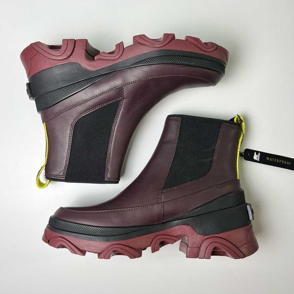 Sorel Leather Brex Purple Black Chelsea Waterproo… - image 7