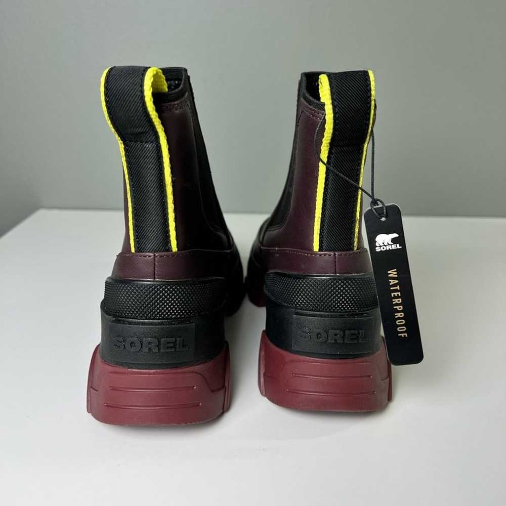 Sorel Leather Brex Purple Black Chelsea Waterproo… - image 9