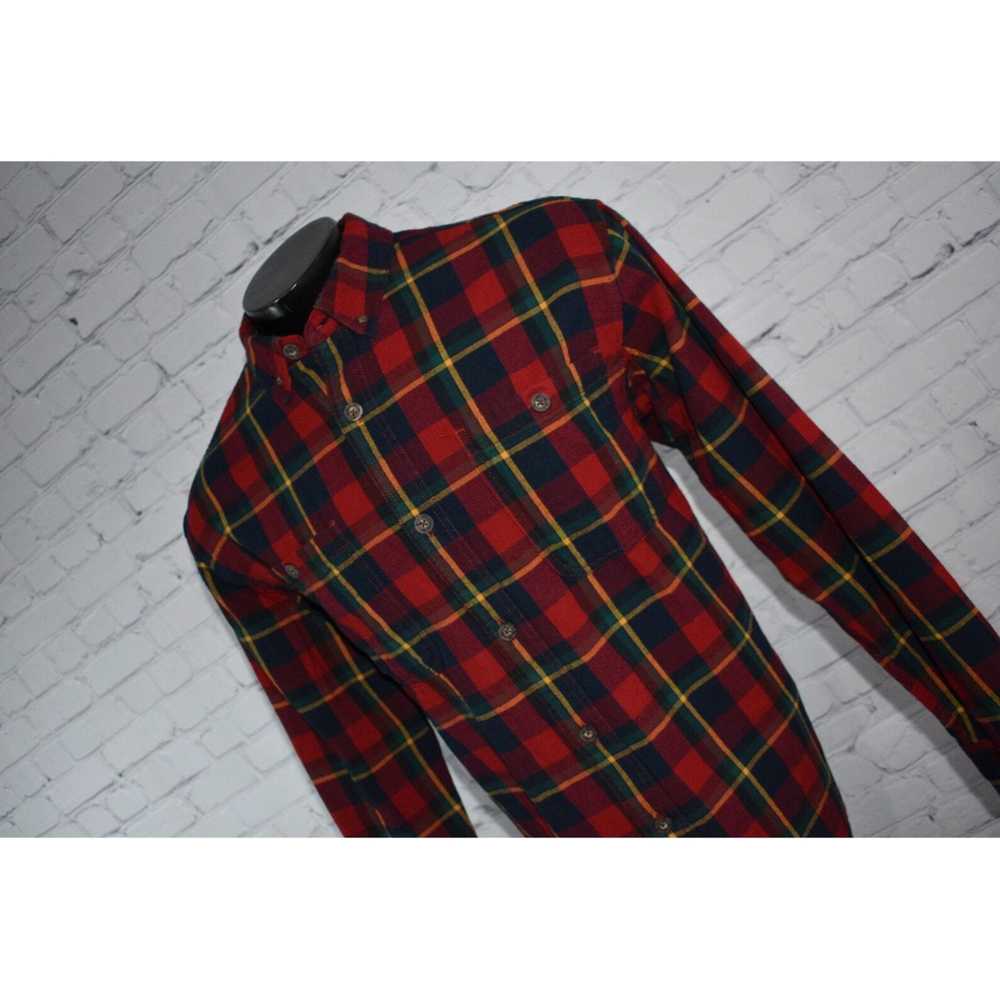 Duluth Trading Company Red Plaid Cotton Work Flan… - image 7