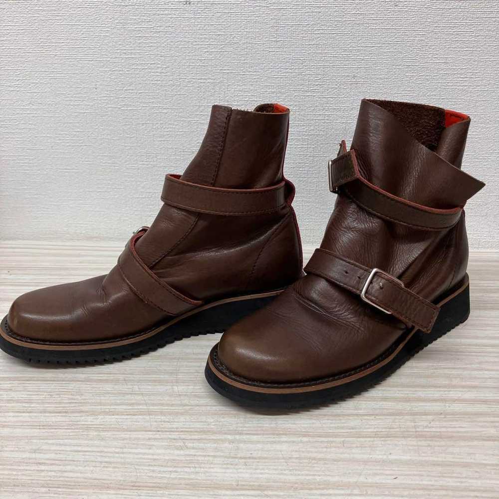 【CRESCENT】Engineer Boots Chocolate Orange for Wom… - image 5