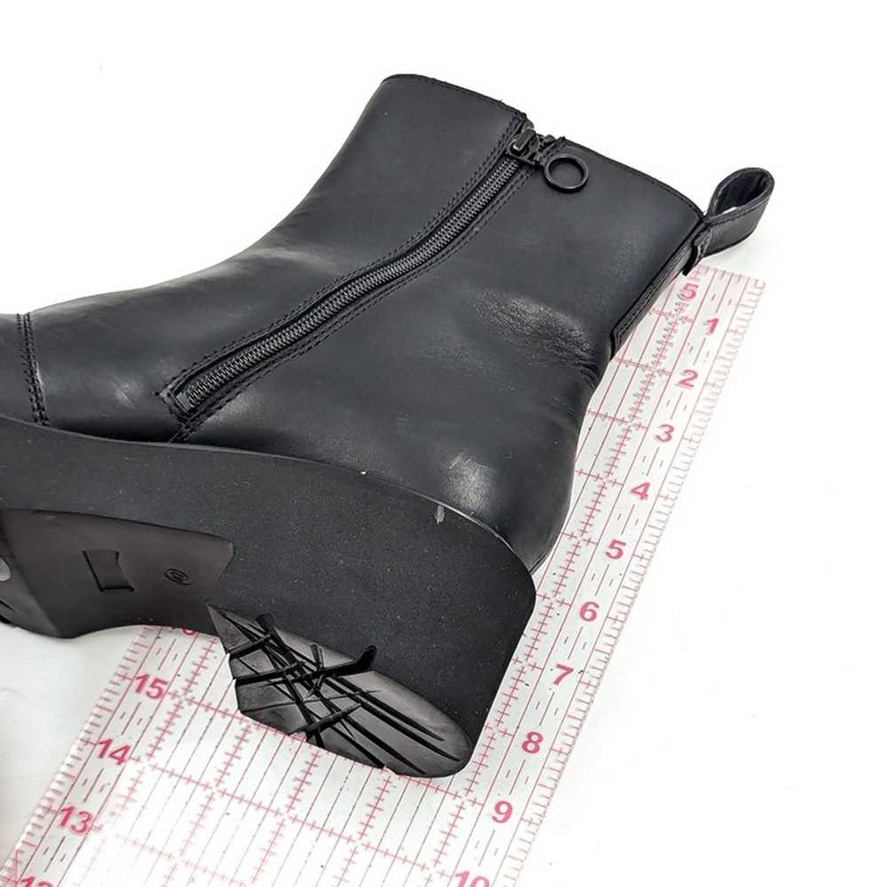 Camper Women MIlah Waterproof Black Leather Platf… - image 6