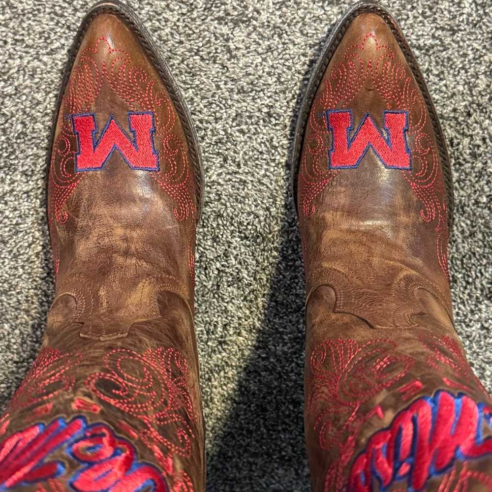 Ole Miss Rebels Women’s Game Day Cowgirl Boots Si… - image 6