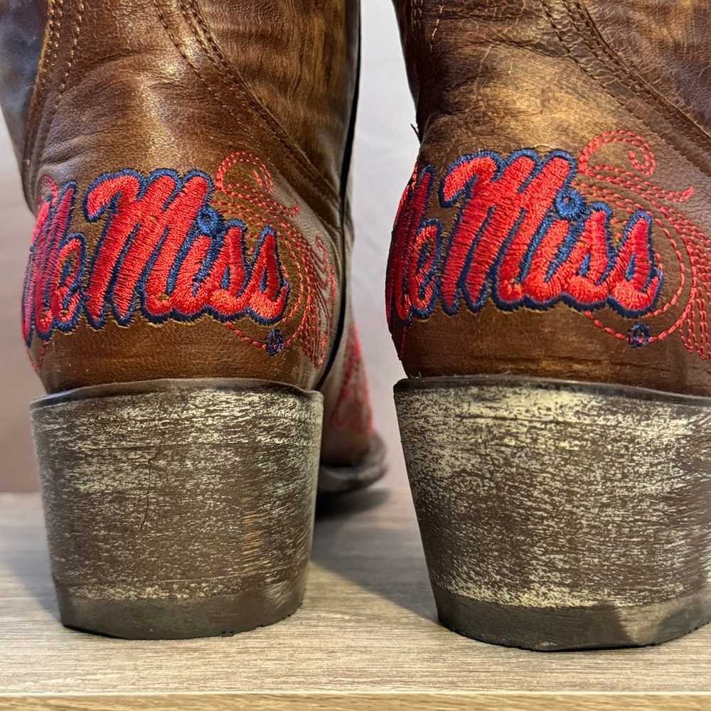 Ole Miss Rebels Women’s Game Day Cowgirl Boots Si… - image 8