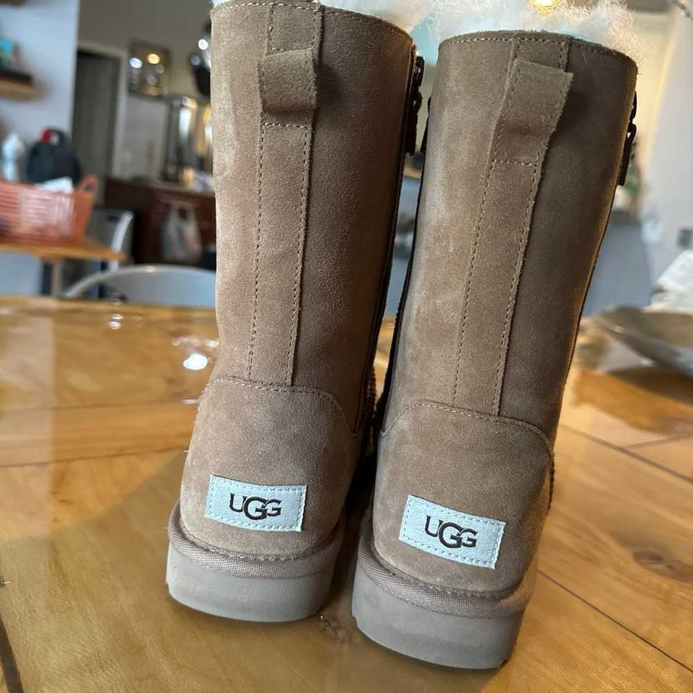 UGG Australia Classic Short Boots with zip sides … - image 6