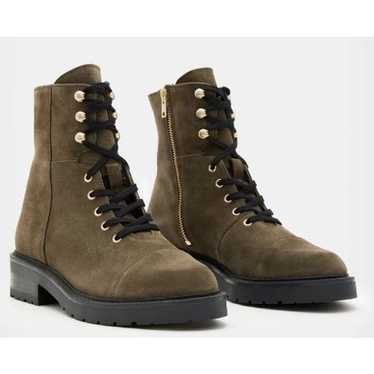 All Saints Combat Boot in Dark Olive NWOB Size 40/