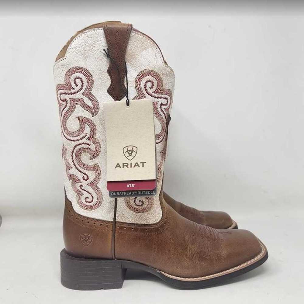 Women's 7.5 Ariat Quickdraw 11" western cowgirl b… - image 3