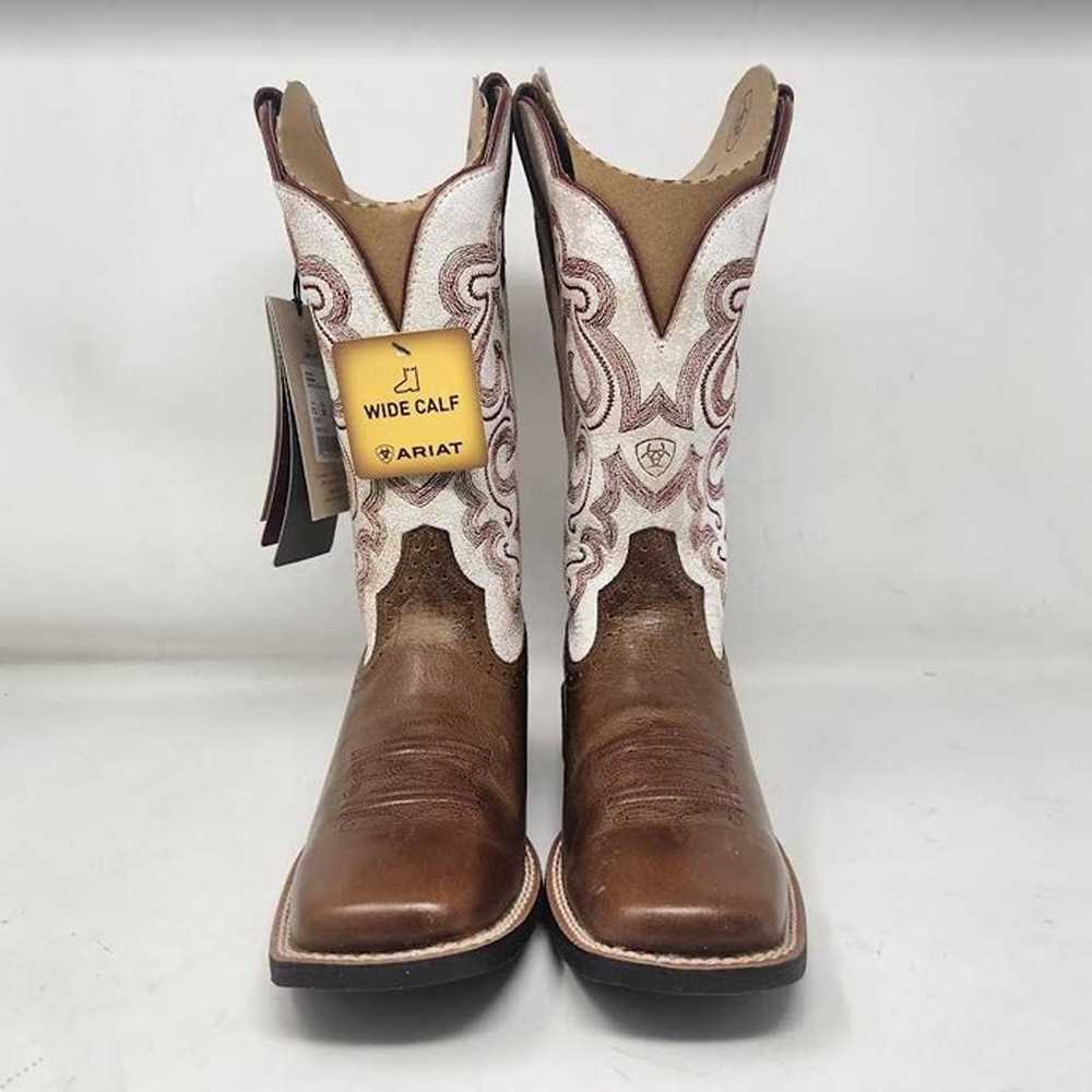 Women's 7.5 Ariat Quickdraw 11" western cowgirl b… - image 4