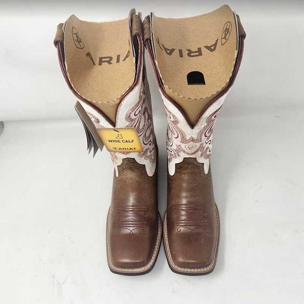 Women's 7.5 Ariat Quickdraw 11" western cowgirl b… - image 5