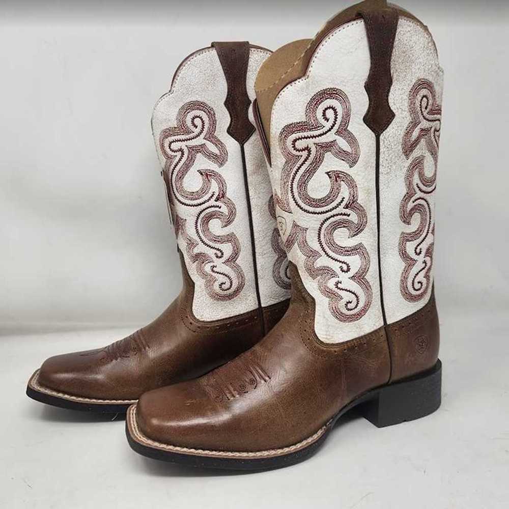 Women's 7.5 Ariat Quickdraw 11" western cowgirl b… - image 8