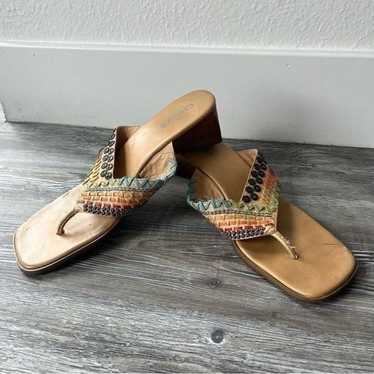 Chicos vintage boho leather sandals