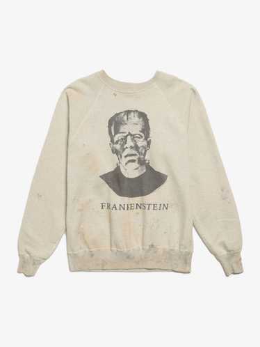 Saint Michael Gray Faded Frankenstein Printed Dist