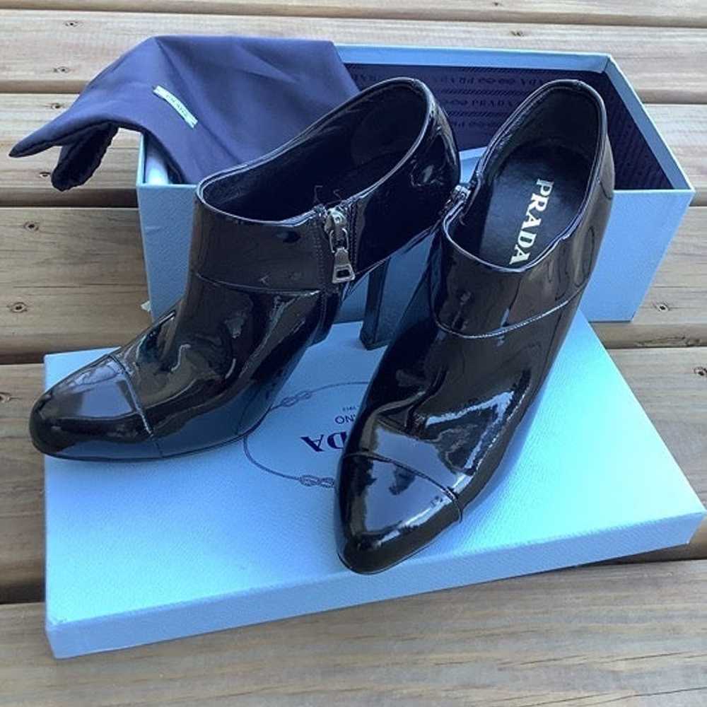 PRADA patent leather booties - image 3
