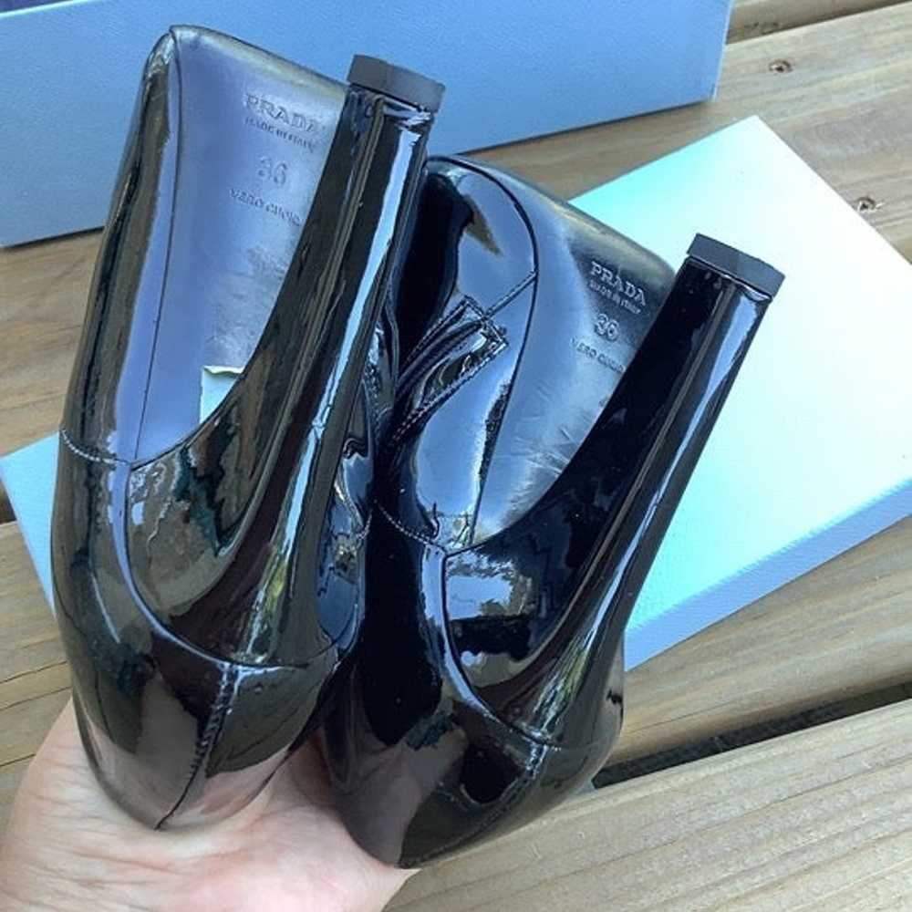 PRADA patent leather booties - image 6
