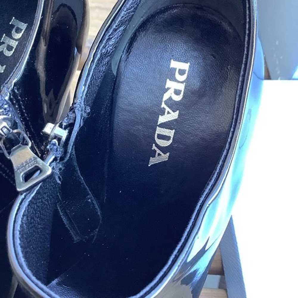 PRADA patent leather booties - image 8