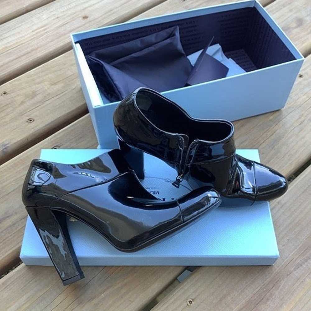 PRADA patent leather booties - image 9