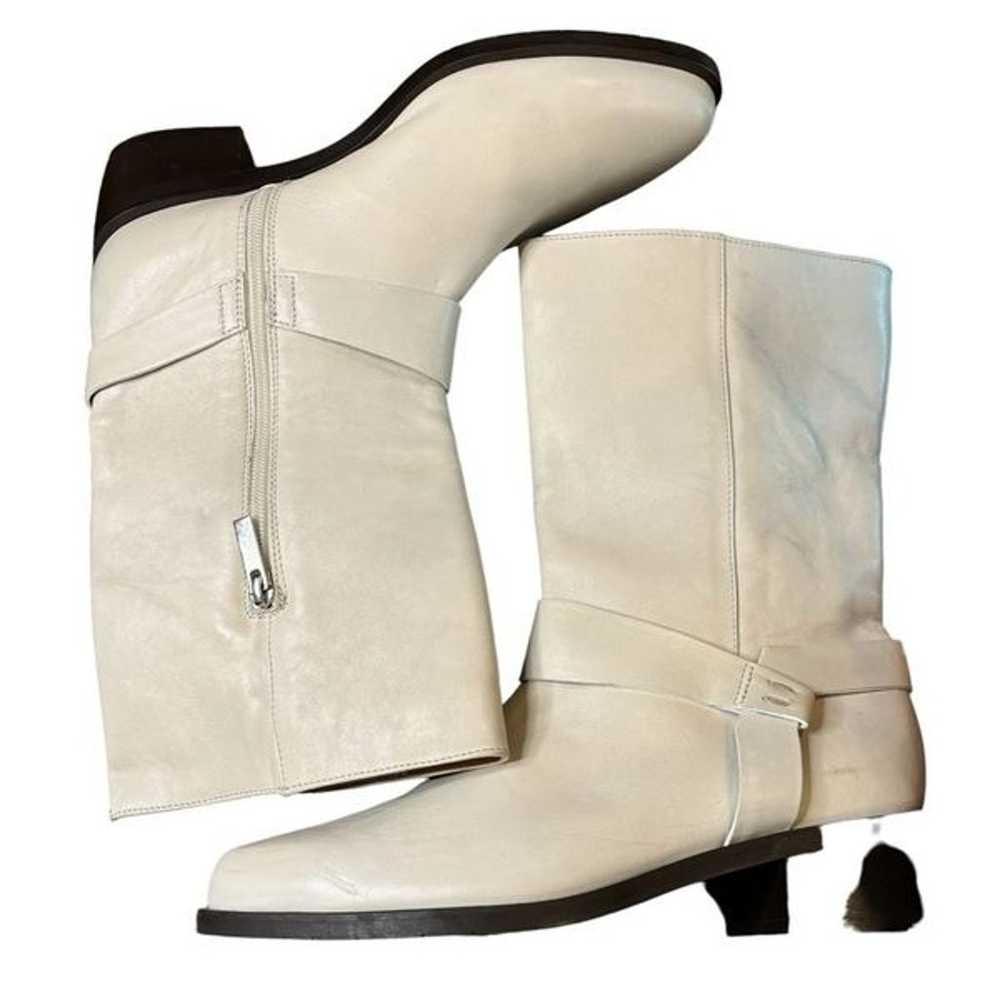 Aquatalia Guilianna weatherproof leather boot in … - image 2