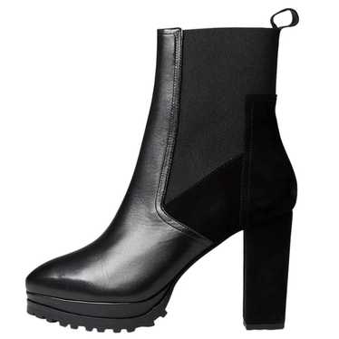 Allsaints NWOB Sahara Leather Boot Black Size 37 P