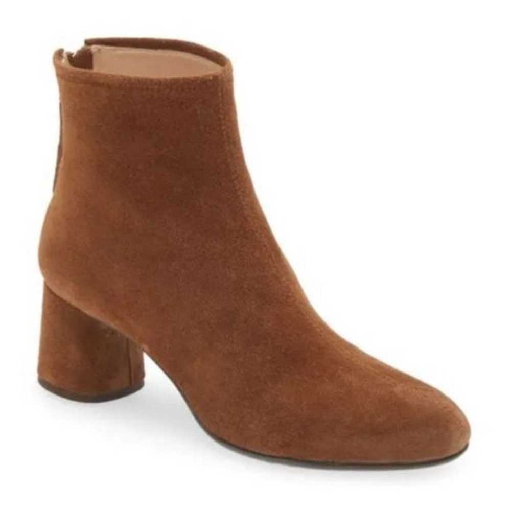 AGL Nicole Suede Bootie in Cognac Suede NWOB Size… - image 1