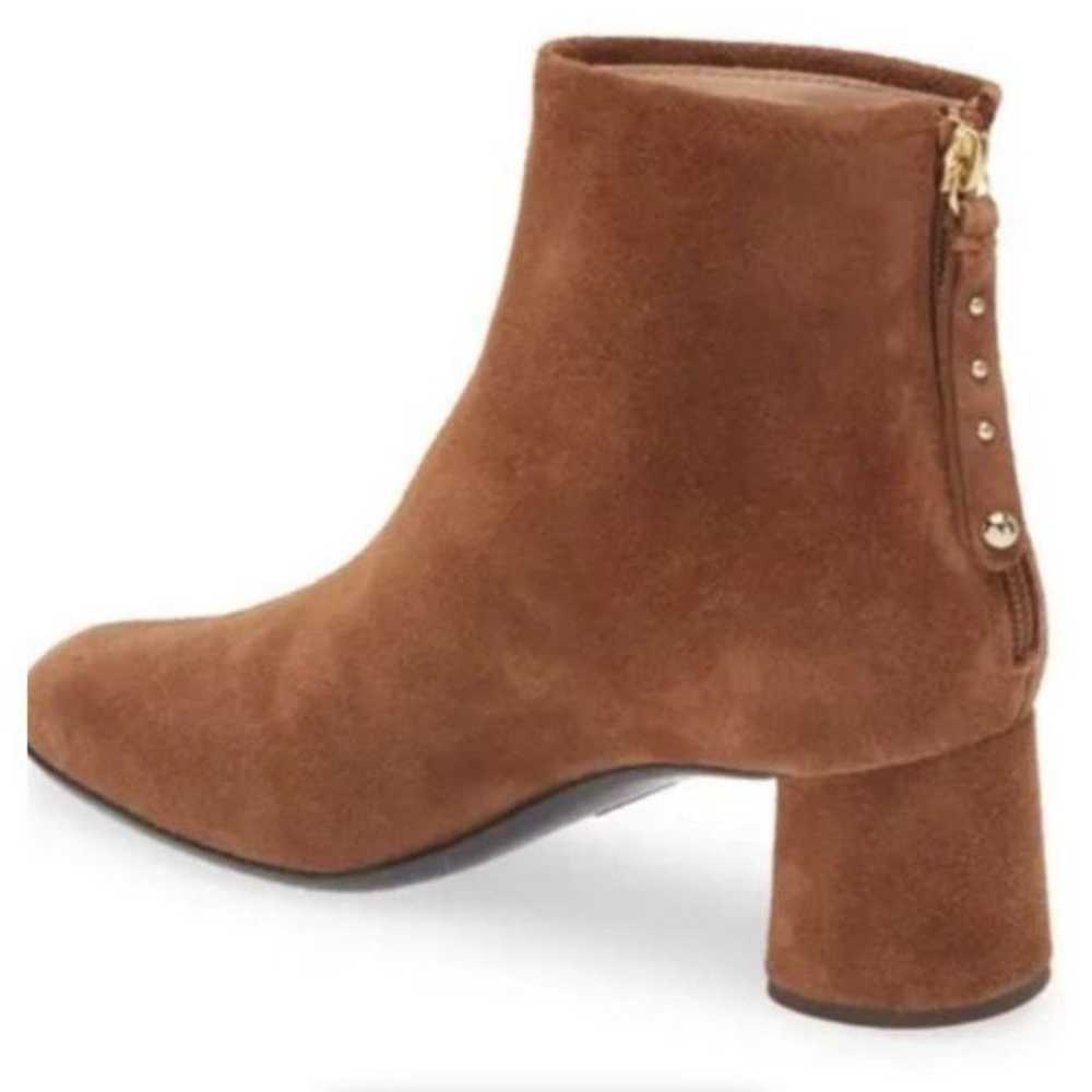 AGL Nicole Suede Bootie in Cognac Suede NWOB Size… - image 2