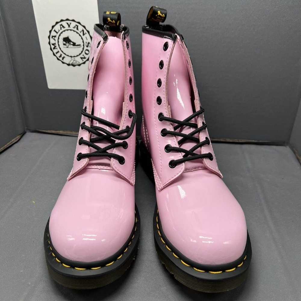 Dr Doc Martens 26425 Patent Leather Combat Boots … - image 3