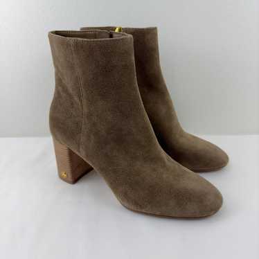 NWOB Tory Burch Brown Suede Anke Boots